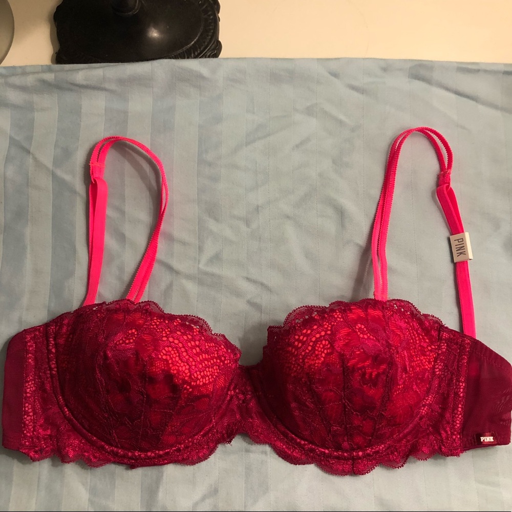 Gorgeous NWT Dark Pink / Hot Pink Bra